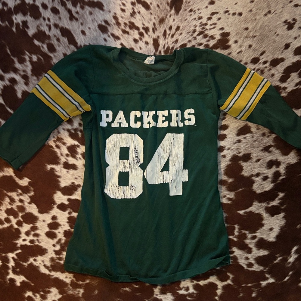 70s Vintage Green Bay Packers Kids Long-Sleeve tee size 10/12